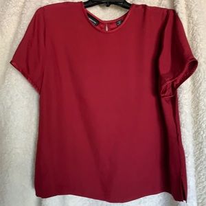 Liz Claiborne maroon blouse